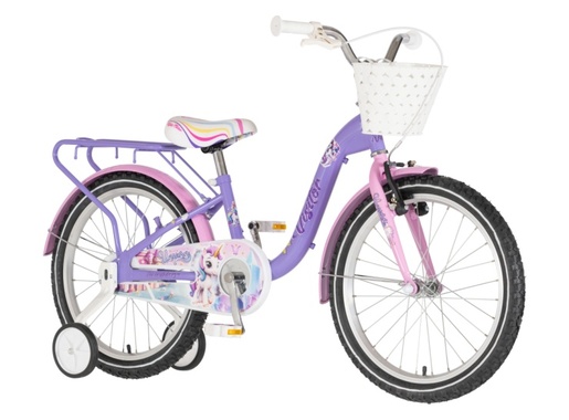 Bicikl kids visitor unicorn 20" 10" v-brake kontra 115-135cm (20") ljubičasti 1203152