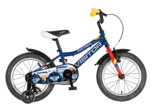 Bicikl kids visitor patrol 16" 9" v-brake  kontra 105-125cm (16") plavi perla 1160132