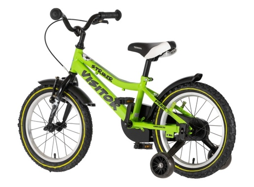 Bicikl kids visitor striker 16" 9" v-brake  kontra 105-125cm (16") zeleni neon 1160131