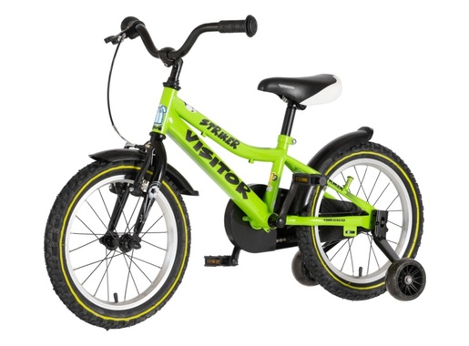 Bicikl kids visitor striker 16" 9" v-brake  kontra 105-125cm (16") zeleni neon 1160131