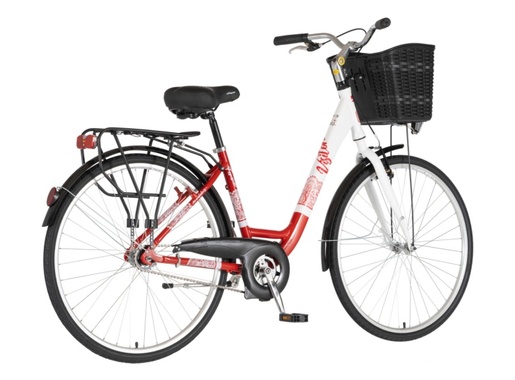 Bicikl fashion visitor bloom 28" alu 17" v-brake kontra quanda 155-178cm (s/m) crveno beli perla 1282079