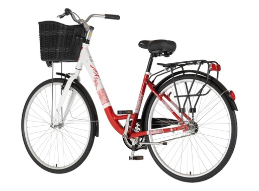 Bicikl fashion visitor bloom 28" alu 17" v-brake kontra quanda 155-178cm (s/m) crveno beli perla 1282079