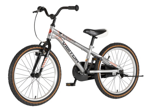 Bicikl kids visitor kopacko 20" 10" v-brake  kontra 115-135cm (20") srebrni uv sjaj 1203155