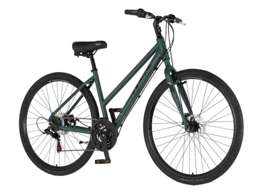 Bicikl city visitor ridge 28" alu 17" disk dupli 18 brzina 167-192cm(l/xl) zeleni mat 1282082