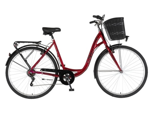 Bicikl fashion venssini grace 28" alu 21" v-brake  6 brzina 155-178cm (s/m) crveni 1282072