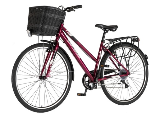 Bicikl tour explorer axys lady 28" alu 18" v-brake  6 brzina 155-178cm (s/m) bordo perla uv sjaj 1282104