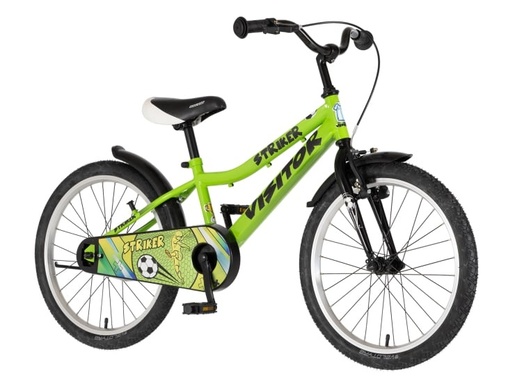 Bicikl kids visitor striker 20" 10" v-brake  kontra 115-135cm (20") zeleni neon 1203161