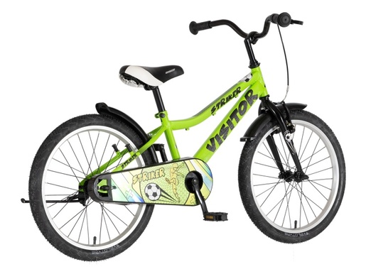 Bicikl kids visitor striker 20" 10" v-brake  kontra 115-135cm (20") zeleni neon 1203161