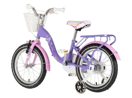 Bicikl kids visitor unicorn 16" 9" v-brake kontra 105-125cm (16") ljubičasti 1160122