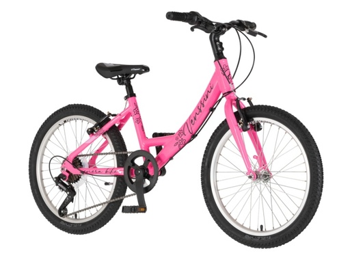 Bicikl junior 20 venssini parma alu 20" alu 12" v-brake  6 brzina 132-155cm (xs) roza 1203167