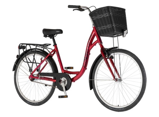 Bicikl fashion venssini grace 26" alu 18" v-brake  kontra 155-178cm (s/m) crveni 1262094