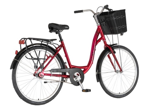 Bicikl fashion venssini grace 26" alu 18" v-brake  kontra 155-178cm (s/m) crveni 1262094