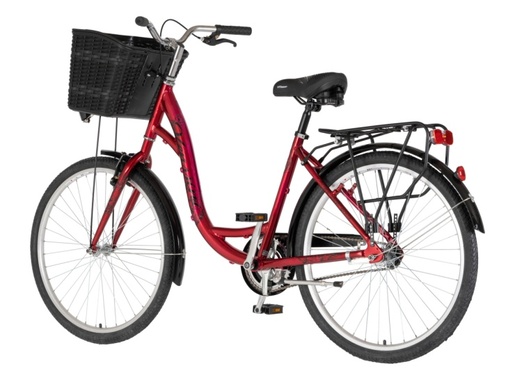 Bicikl fashion venssini grace 26" alu 18" v-brake  kontra 155-178cm (s/m) crveni 1262094