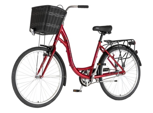 Bicikl fashion venssini grace 26" alu 18" v-brake  kontra 155-178cm (s/m) crveni 1262094