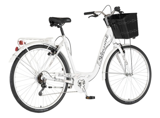 Bicikl fashion venssini grace 28" alu 21" v-brake  6 brzina 167-192cm (l/xl) beli 1282113