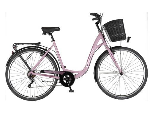 Bicikl fashion venssini grace 28" alu 21" v-brake  6 brzina 167-192cm (l/xl) roze 1282114