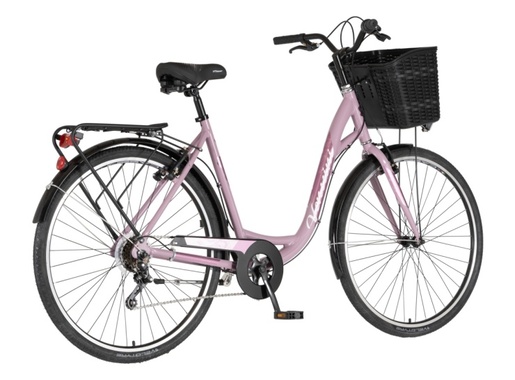 Bicikl fashion venssini grace 28" alu 21" v-brake  6 brzina 167-192cm (l/xl) roze 1282114