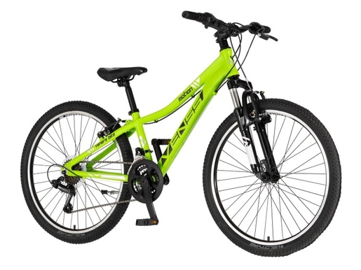 Bicikl junior 24 venssini parma x100 alu 24" alu 12" v-brake  18 brzina 132-155cm (xs) neon zeleni 1242058