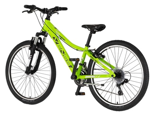 Bicikl junior 24 venssini parma x100 alu 24" alu 12" v-brake  18 brzina 132-155cm (xs) neon zeleni 1242058