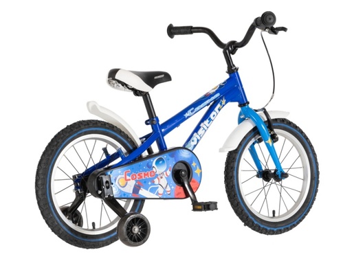 Bicikl kids visitor cosmo 16" 9" v-brake  kontra 105-125cm (16") plavi 1160124