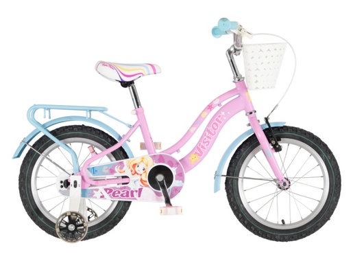 Bicikl kids visitor pearl 16" 9" v-brake  kontra 105-125cm (16") roze 1160127