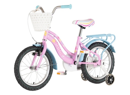 Bicikl kids visitor pearl 16" 9" v-brake  kontra 105-125cm (16") roze 1160127