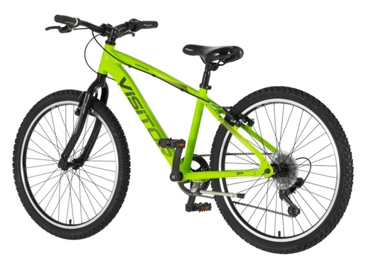 Bicikl junior 24 visitor fox roll alu 24" tvrda alu 14" v-brake  7 brzina 132-155cm (xs) zeleni neon 1242067
