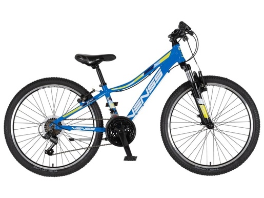 Bicikl junior 24 venssini parma x100 alu 24" alu 12" v-brake  18 brzina 132-155cm (xs) plavi 1242062