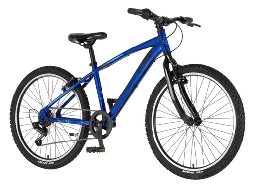 Bicikl junior 24 visitor fox roll alu 24" tvrda alu 14" v-brake  7 brzina 132-155cm (xs) plavi perla 1242066