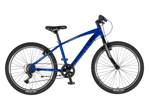 Bicikl junior 24 visitor fox roll alu 24" tvrda alu 14" v-brake  7 brzina 132-155cm (xs) plavi perla 1242066