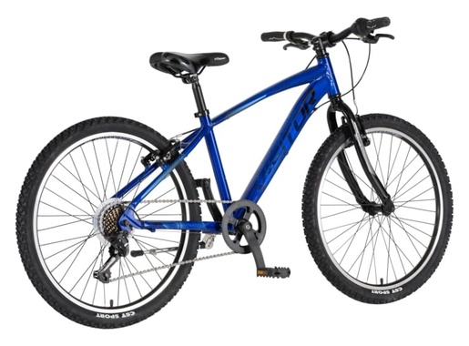 Bicikl junior 24 visitor fox roll alu 24" tvrda alu 14" v-brake  7 brzina 132-155cm (xs) plavi perla 1242066