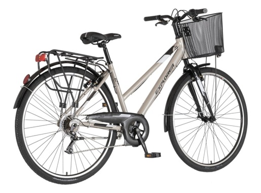 Bicikl tour explorer axys lady 28" alu 17" v-brake  6 brzina 155-178cm (s/m) sivi 1282087