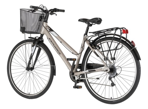 Bicikl tour explorer axys lady 28" alu 17" v-brake  6 brzina 155-178cm (s/m) sivi 1282087