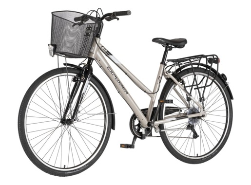 Bicikl tour explorer axys lady 28" alu 17" v-brake  6 brzina 155-178cm (s/m) sivi 1282087
