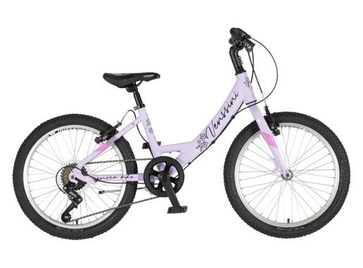 Bicikl junior 20 venssini parma alu 20" alu 12" v-brake 6 brzina 132-155cm (xs) ljubičasti sjaj uv 1203163