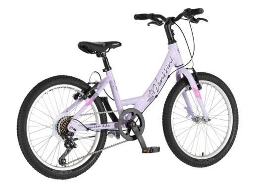 Bicikl junior 20 venssini parma alu 20" alu 12" v-brake 6 brzina 132-155cm (xs) ljubičasti sjaj uv 1203163