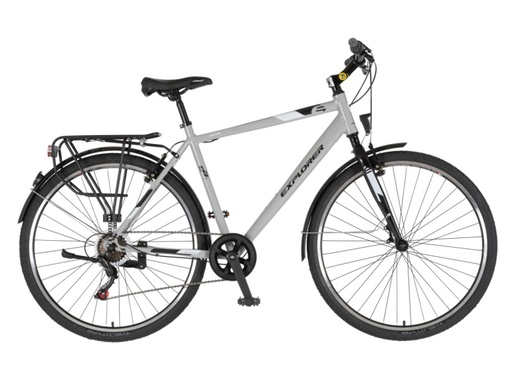 Bicikl tour explorer axys 28" alu 21" v-brake  6 brzina 167-192cm (l/xl) sivi 1282093