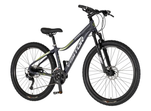 Bicikl mtb visitor gps 27.5" amortizer alu 15" disk hidraulika 24 brzina 158-175cm (m) sivi 1270058