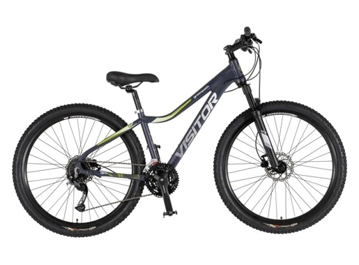 Bicikl mtb visitor gps 27.5" amortizer alu 15" disk hidraulika 24 brzina 158-175cm (m) sivi 1270058