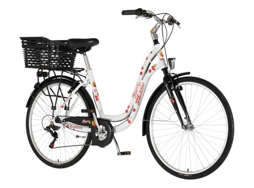 Bicikl fashion visitor cherry 28" alu 19" v-brake  6 brzina 155-178cm (s/m) belo crveni 1282064