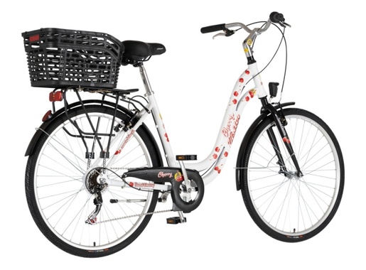 Bicikl fashion visitor cherry 28" alu 19" v-brake  6 brzina 155-178cm (s/m) belo crveni 1282064