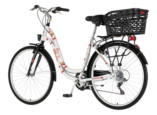 Bicikl fashion visitor cherry 28" alu 19" v-brake  6 brzina 155-178cm (s/m) belo crveni 1282064
