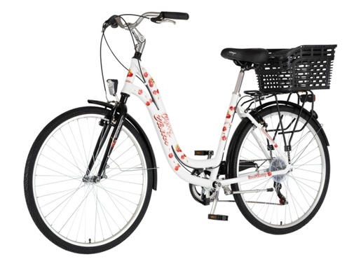 Bicikl fashion visitor cherry 28" alu 19" v-brake  6 brzina 155-178cm (s/m) belo crveni 1282064