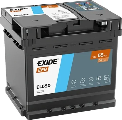 Exide Start-Stop akumulator za automobile 12V 55Ah EL550