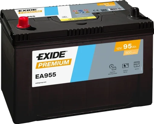 Exide Premium akumulator za automobile 12V 95Ah ASIA EA955