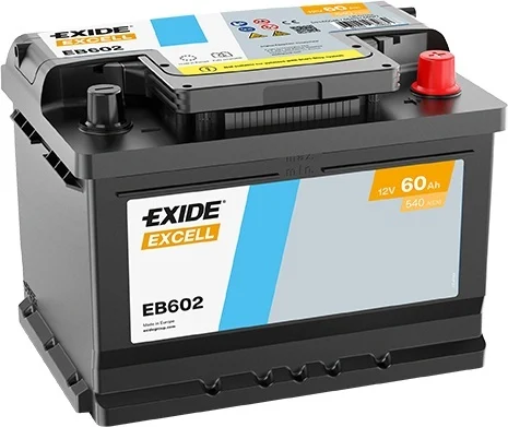 Exide Excell akumulator za automobile 12V 60Ah EB602