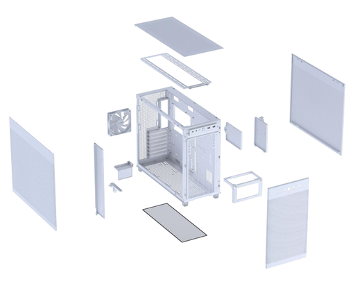 ASUS PRIME AP303 MESH WHITE micro-ATX kućište belo