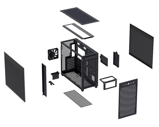 ASUS PRIME AP303 MESH BLACK micro-ATX kućište crno