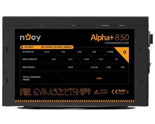 NJOY Alpha+ 850 850W napajanje (PSAT6085A2MCVCZ01B)