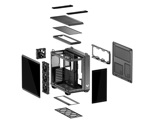 ASUS GT502 HORIZON TG ARGB BLACK TUF Gaming kućište crno